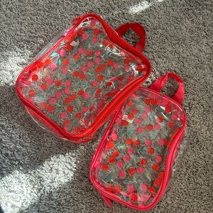 Cherry clear bags